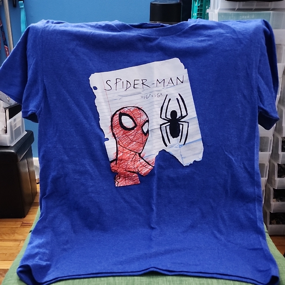 Marvel Spiderman Blue Graphic Tee